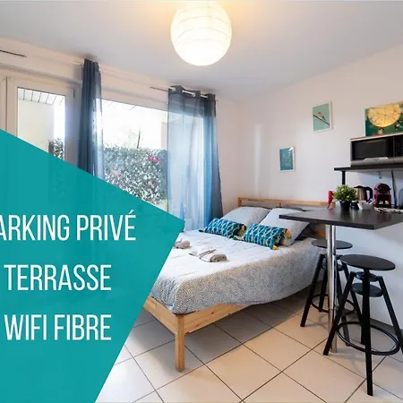 La Terrasse St Michel - Parking -métro - Bus Apartment *